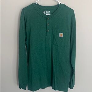 Carhartt Green Henley Shirt